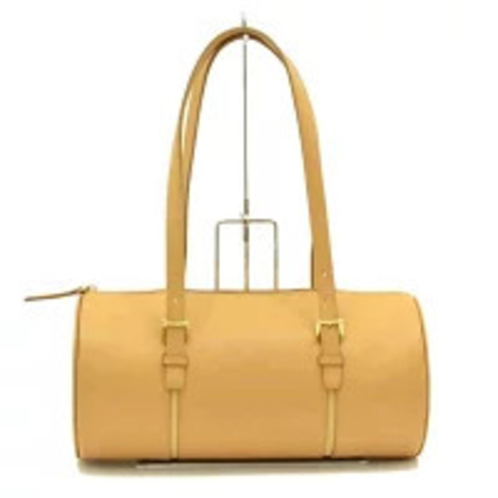 BURBERRY Leather Boston Handbag AB